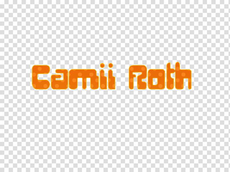 Texto Cami Roth transparent background PNG clipart