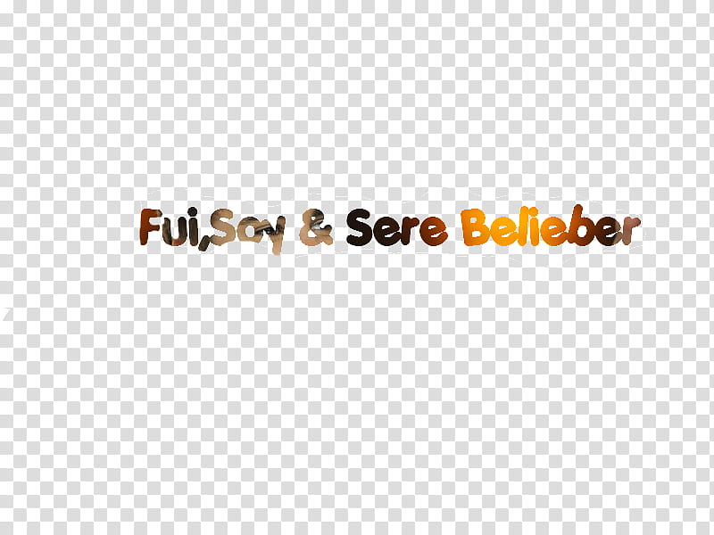 Fui Soy Y Sere Belieber Texto transparent background PNG clipart