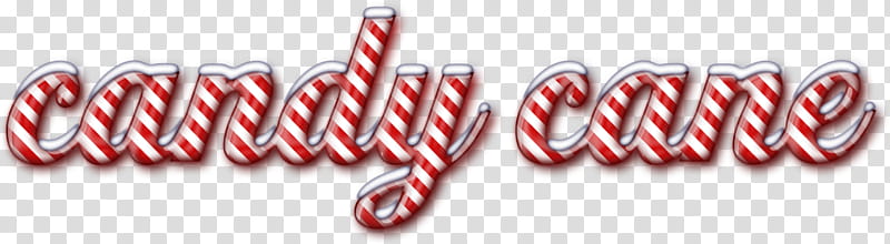 Candy Cane Word Art, candy cane text transparent background PNG clipart