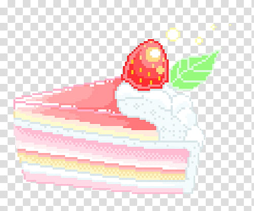 PixelPastel s, cake slice illustration transparent background PNG clipart