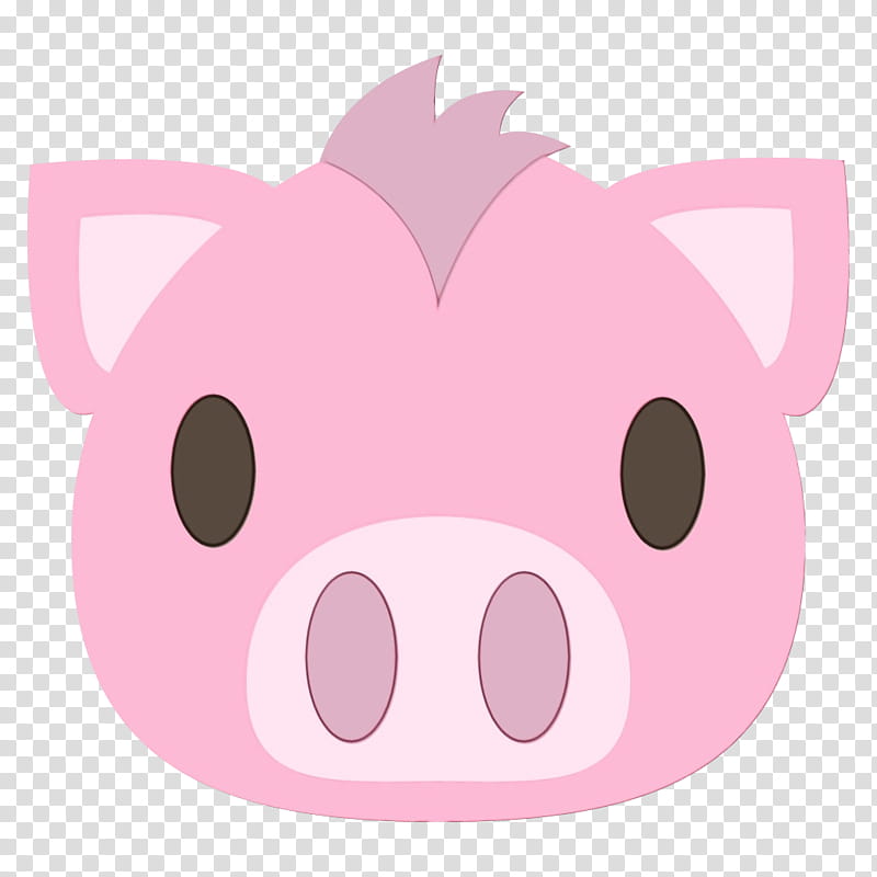 Pig Emoji, Emoticon, Sticker, Text Messaging, Art Emoji, Smiley, Apple Color Emoji, Pink transparent background PNG clipart