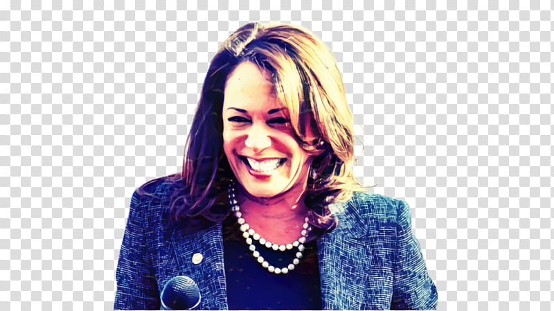 Microphone, Kamala Harris, American Politician, Election, United States, Purple, Hair, Smile transparent background PNG clipart