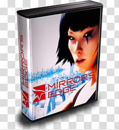 case GameIcon , Mirrors_Edge, Mirror's Edge DVD case illustration transparent background PNG clipart