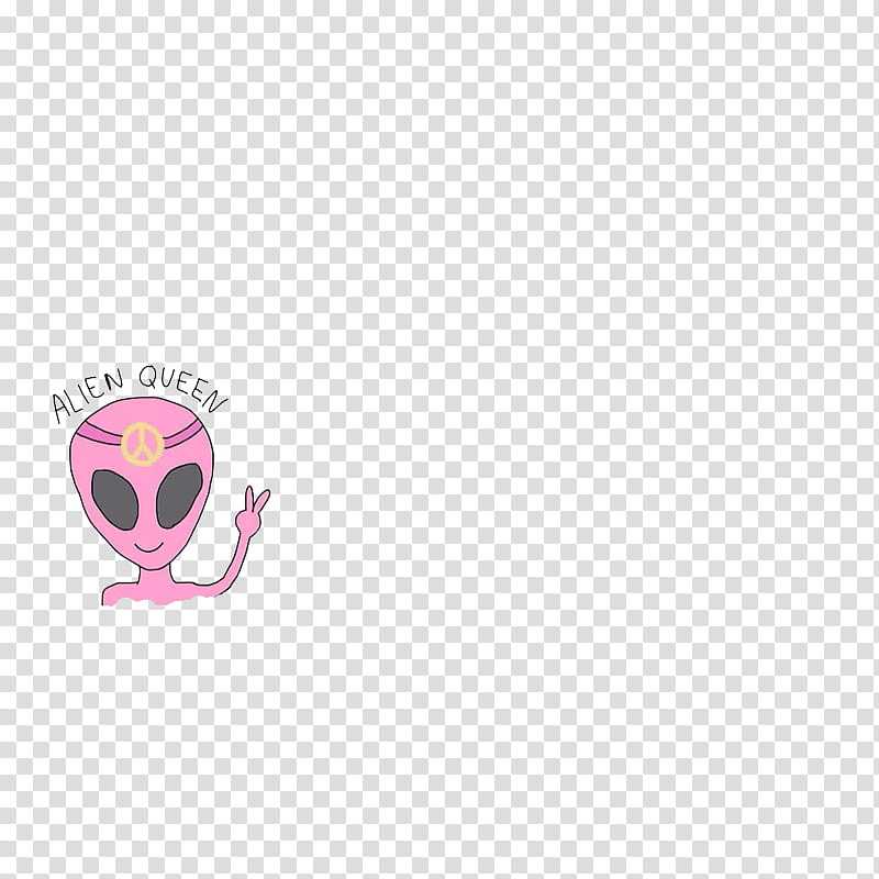 pink alien queen transparent background PNG clipart