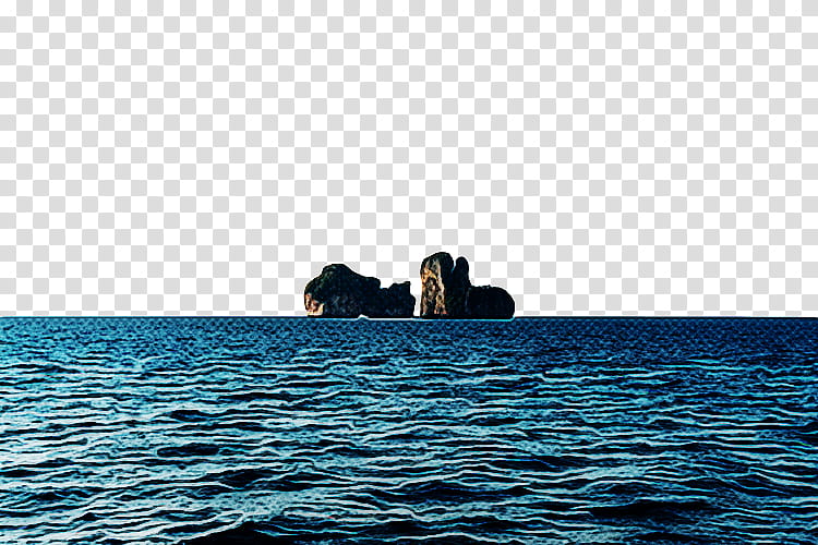 sea ocean water horizon rock, Coastal And Oceanic Landforms, Calm, Islet, Wave transparent background PNG clipart