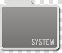 greyFOLDERS, System folder icon transparent background PNG clipart