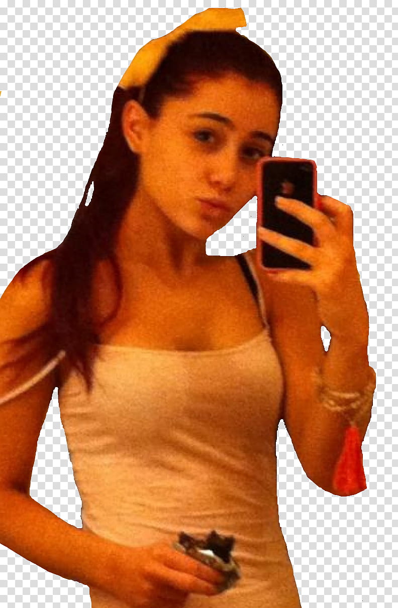 Ariana Grande Selfie transparent background PNG clipart