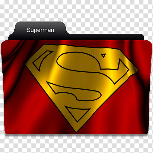 DC Comics Folder , Superman transparent background PNG clipart