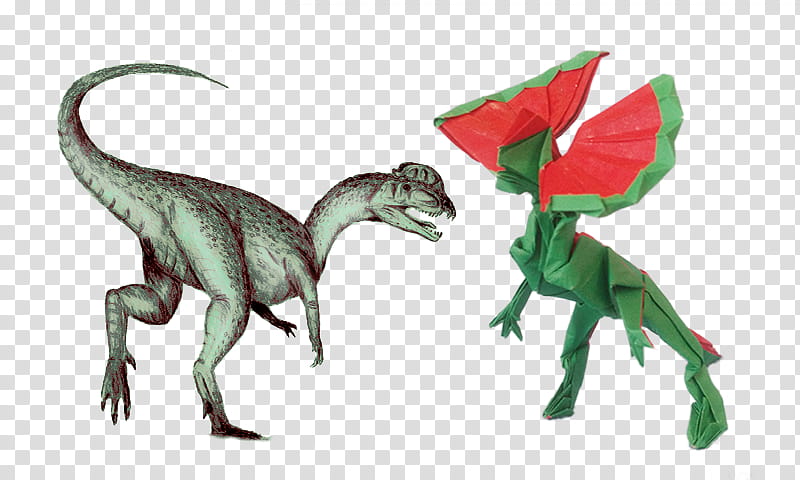 Christmas Origami, Velociraptor, Dinosaur, Eobrontosaurus, Dimetrodon, Crease Pattern, 2018, Dragon transparent background PNG clipart