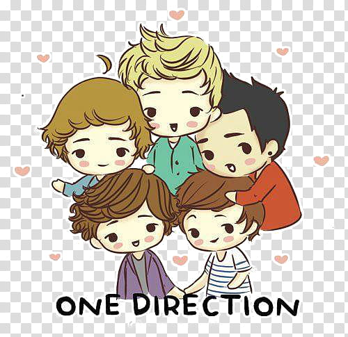 one Direction de Caricaturas s, One Direction illustration transparent background PNG clipart