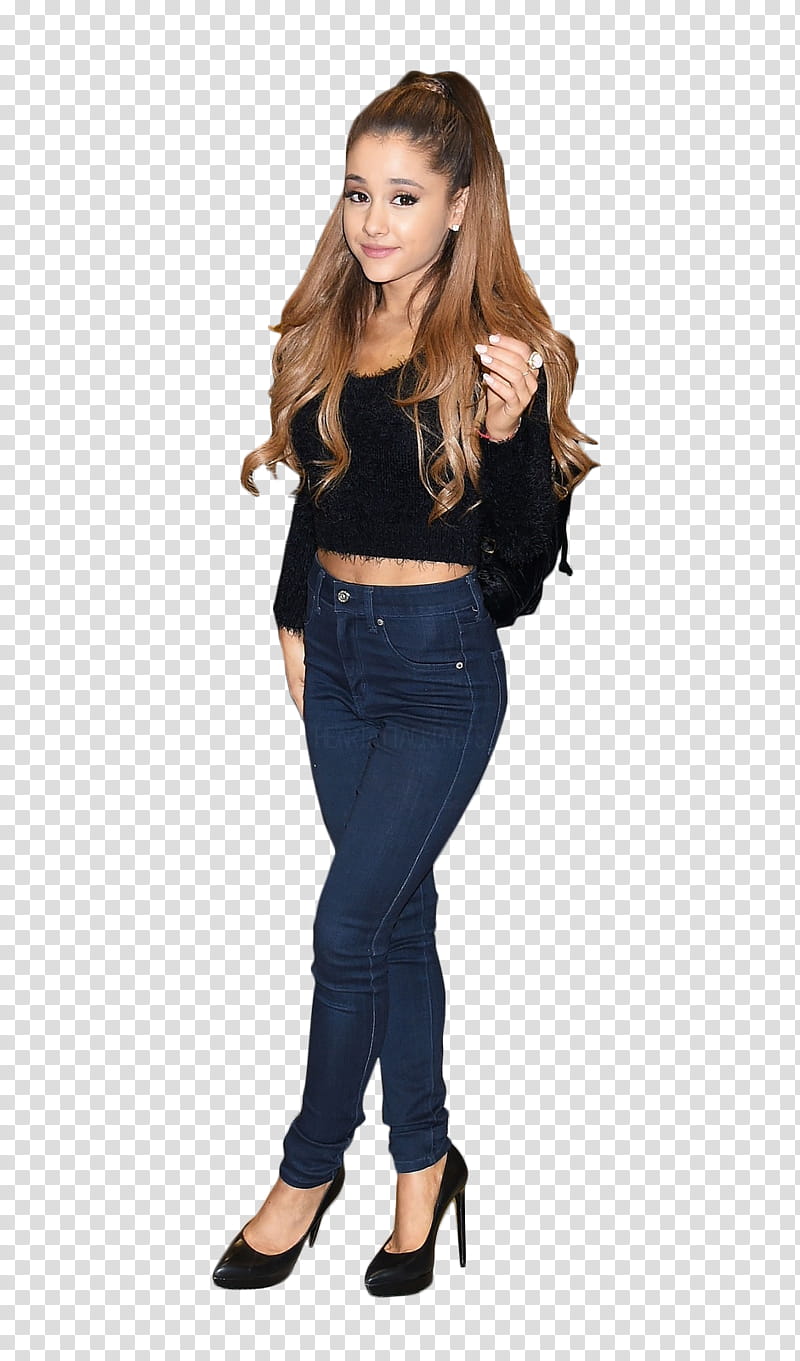 Ariana Grande , standing and smiling Ariana Grande transparent background PNG clipart