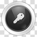 Orbz Application v , round white and black key logo transparent background PNG clipart