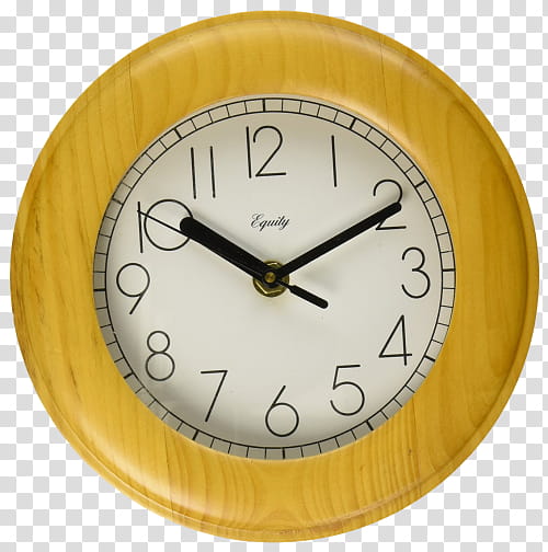 Clock, Watch, Alarm Clocks, Pendulum Clock, Electric Watch, Analog Watch, Yellow, Wall Clock transparent background PNG clipart