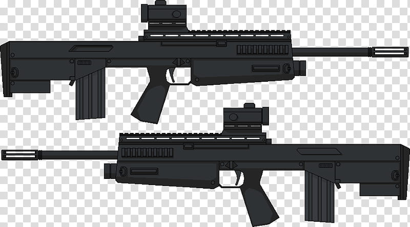 Bullpup Rifle Concept transparent background PNG clipart