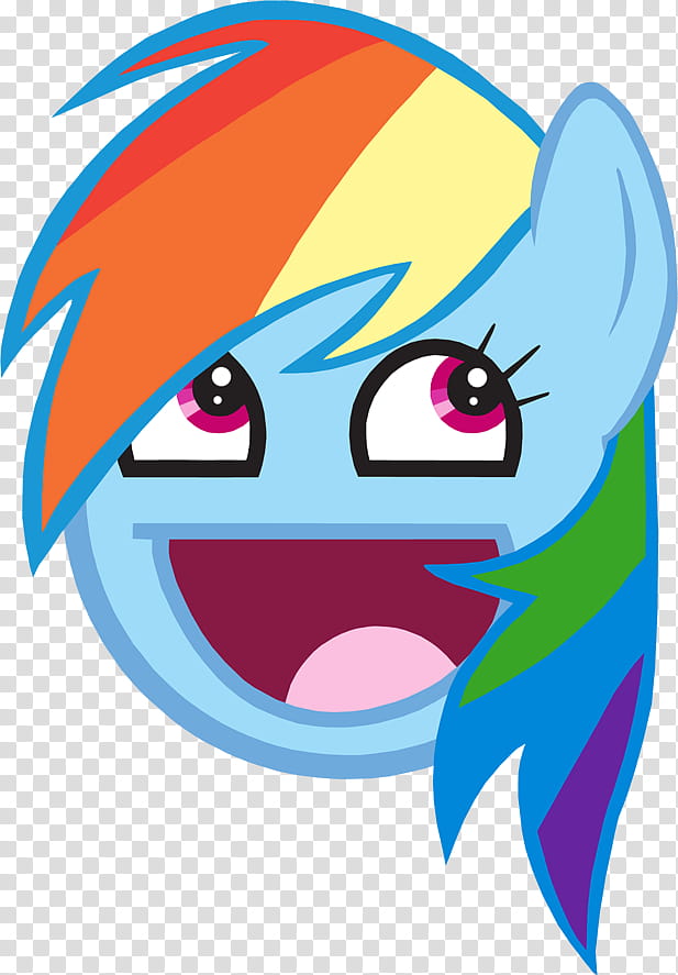 rainbow dash face