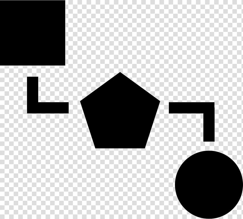 Geometric Shape, Block Diagram, Chart, Share Icon, Symbol, Black, Logo, Text transparent background PNG clipart