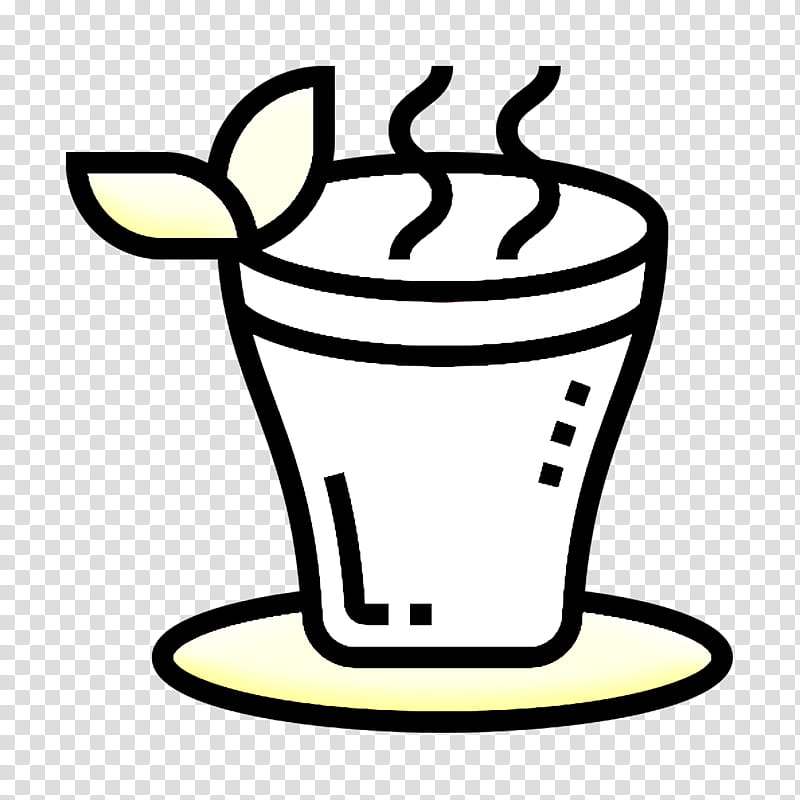 Spa Element icon Tea icon, Line Art, Drinkware, Coloring Book, Cup, Tableware, Coffee transparent background PNG clipart