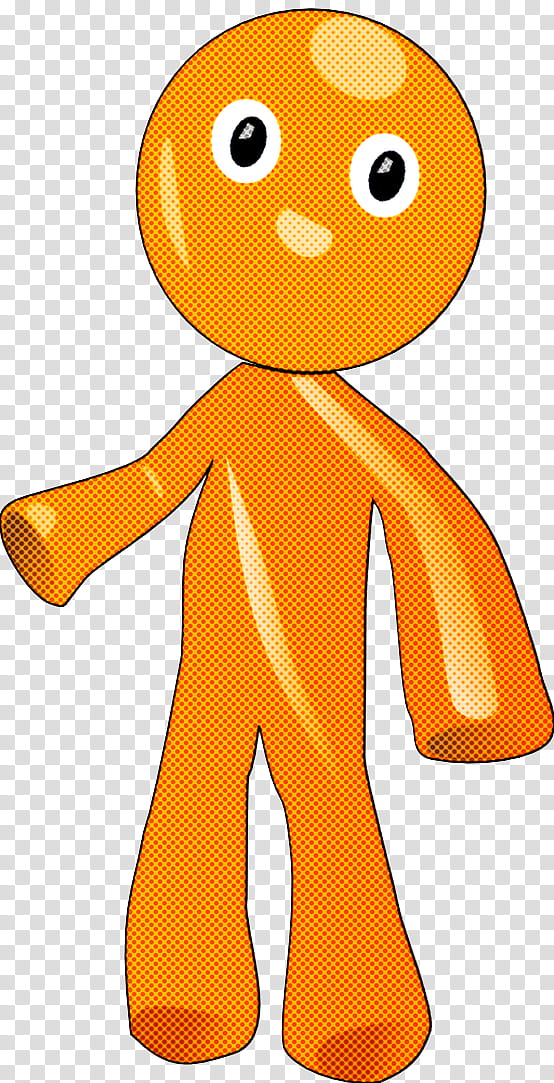 Orange, Cartoon, Yellow, Waving Hello, Finger, Smile transparent background PNG clipart