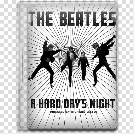 Movie Icon Mega , A Hard Day's Night, The Beatles A Hard Day's Night case transparent background PNG clipart