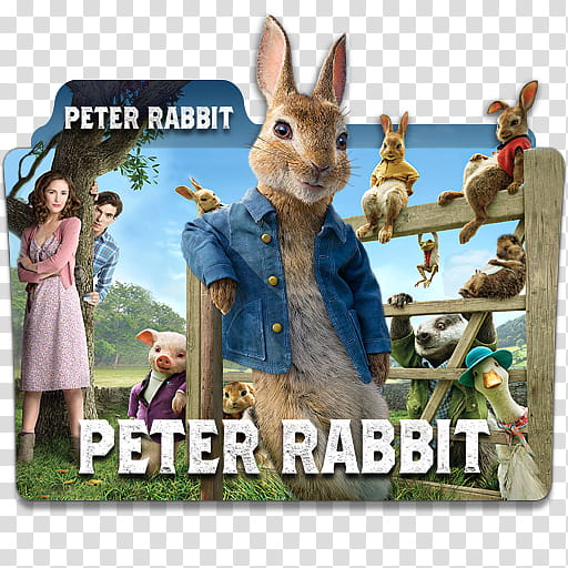 Peter Rabbit  Folder Icon , Peter Rabbit v transparent background PNG clipart