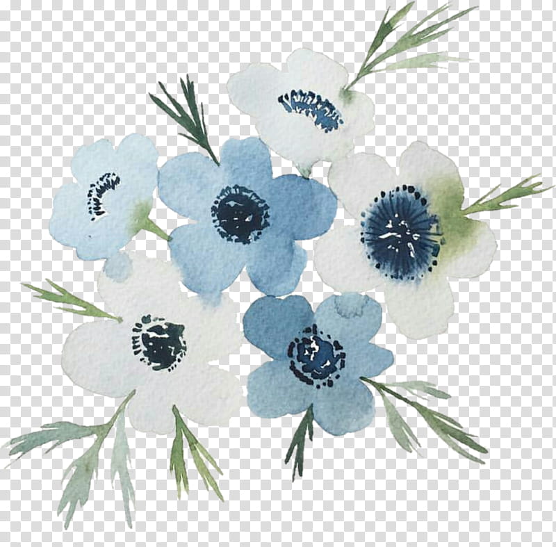 Bouquet Of Flowers Drawing, Floral Design, Watercolor Painting, Watercolor Flowers, Drawing Nature, Flower Bouquet, Pastel, Blue transparent background PNG clipart