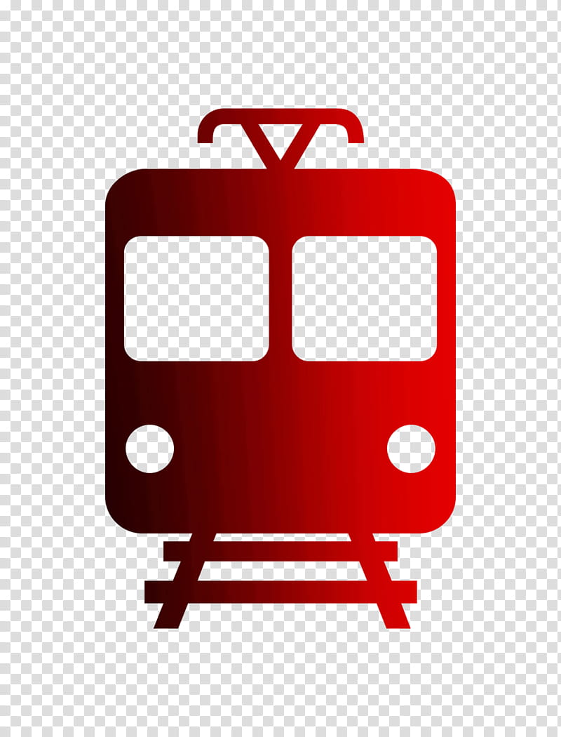 Bus, Train, Rapid Transit, Rail Transport, Sign, Commuter Station, Train Station, Red transparent background PNG clipart