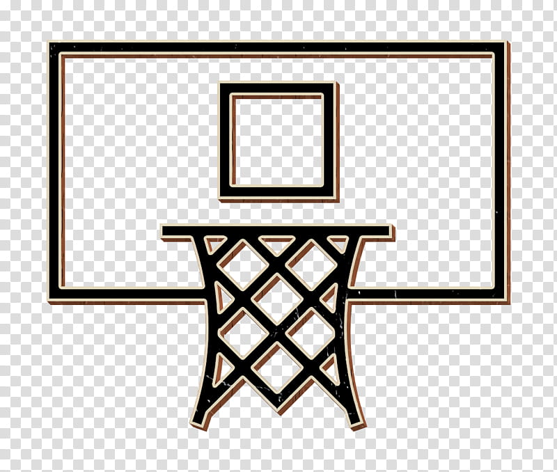 basket icon ring icon sport icon, Table, Line, Rectangle, Frame, Furniture, Square transparent background PNG clipart