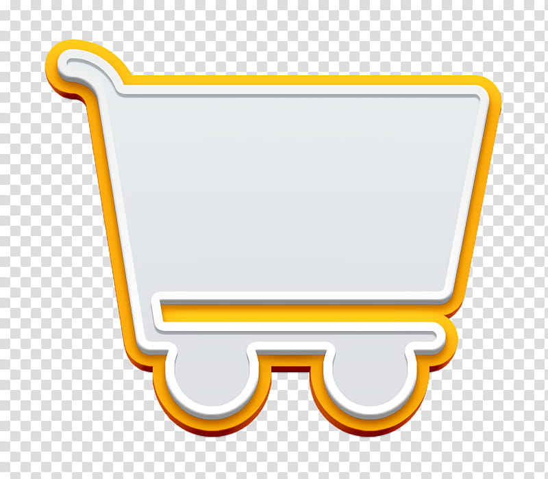 Cart icon sale icon shop icon, Text, Yellow, Line, Symbol, Logo, Label  transparent background PNG clipart