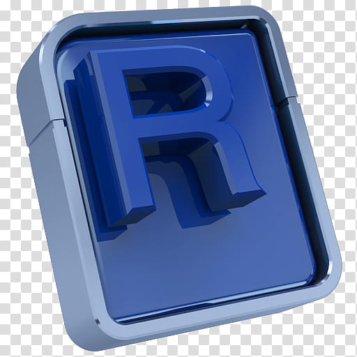 Autodesk Icon Set, Revit-, letter r art transparent background PNG clipart