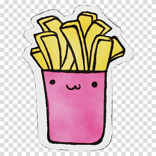 French fries, Watercolor, Paint, Wet Ink, Fast Food, Side Dish, Cartoon, Fried Food transparent background PNG clipart