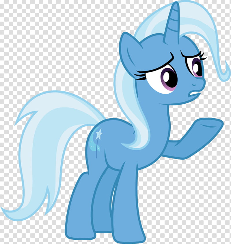 Trixie Lulamoon, blue My Little Pony character transparent background PNG clipart