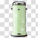 Sparkle Recycle Bins, white steel container transparent background PNG clipart