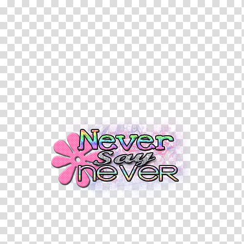 text Justin Bieber, pink and gray never say never text transparent background PNG clipart