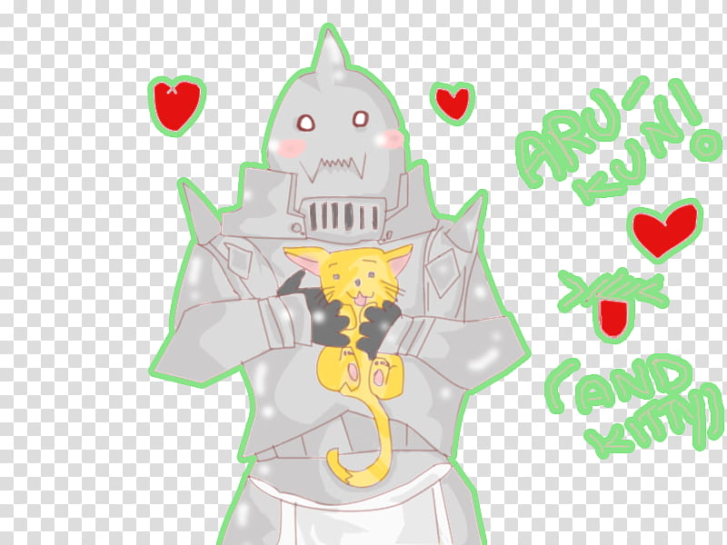 Aru-kun and Kitty X transparent background PNG clipart