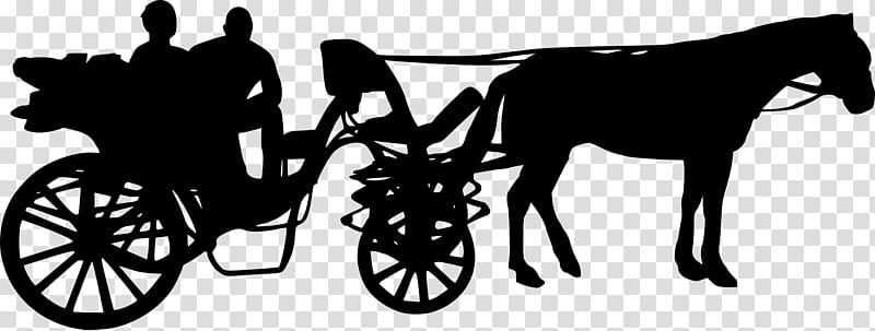 Horse, Horse And Buggy, Carriage, Horsedrawn Vehicle, Wagon, Horse Harnesses, Driving, Silhouette transparent background PNG clipart