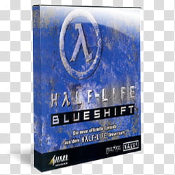 DVD Game Icons v, Half Life, Blue Shift, Half-Life Blueshift case screenshot transparent background PNG clipart