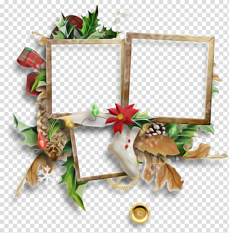 Christmas holly frame Christmas holly border Christmas holly decor, Frame, Plant, Interior Design transparent background PNG clipart