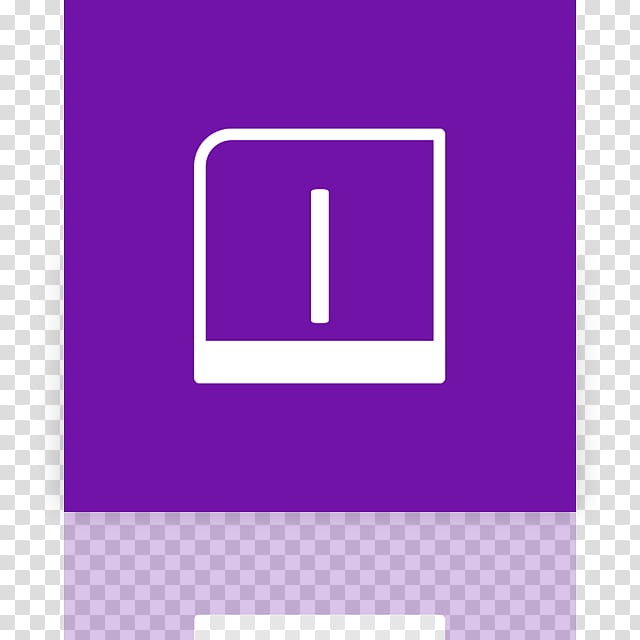 Metro UI Icon Set  Icons, InfoPath alt _mirror, purple and white logo transparent background PNG clipart