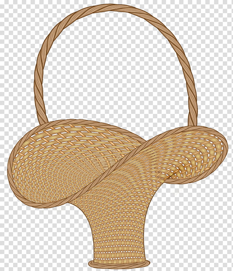 basket, round brown wicker basket illustration transparent background PNG clipart