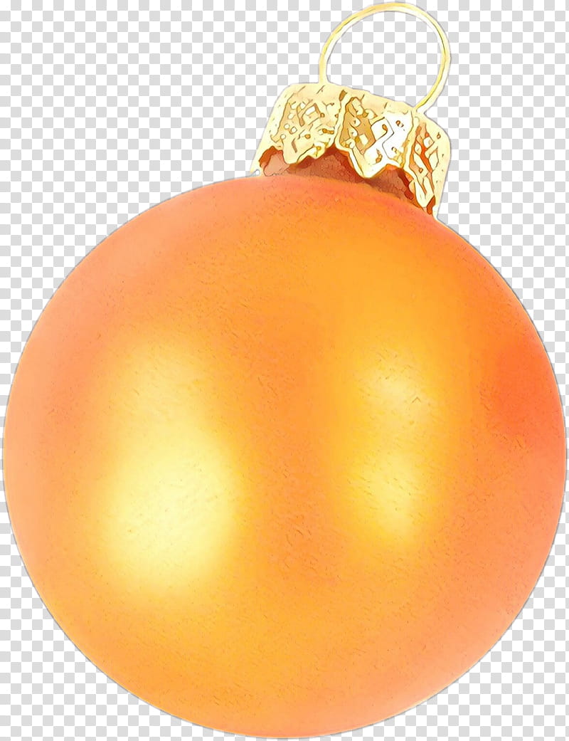 Christmas Decoration, Cartoon, Christmas Ornament, Christmas Day, Orange, Holiday Ornament, Ball, Sphere transparent background PNG clipart