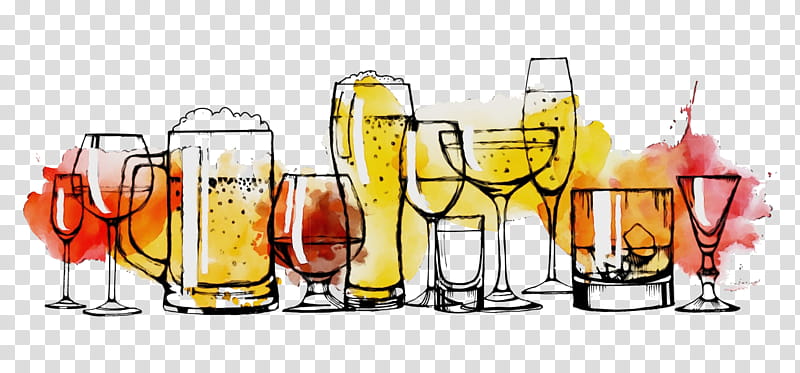 drink alcohol beer glass alcoholic beverage drinkware, Watercolor, Paint, Wet Ink, Crodino, Tumbler, Distilled Beverage transparent background PNG clipart