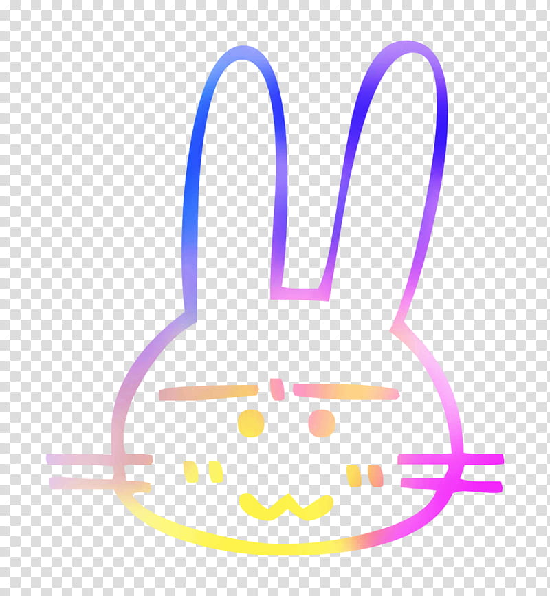 Rabbit, Drawing, Line, Purple, Finger, Hand, Gesture, Smile transparent ...