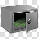 The Robbery, Strong box money icon transparent background PNG clipart