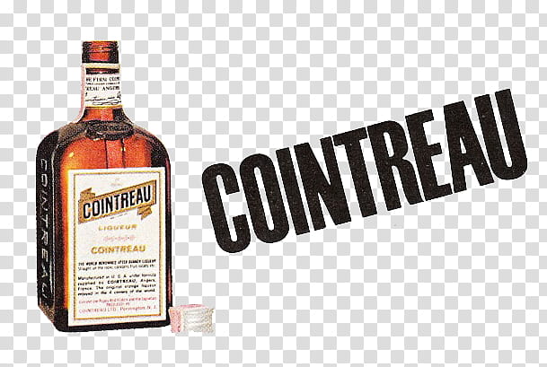 Almighty Hands, Cointreau bottle with text overlay transparent background PNG clipart