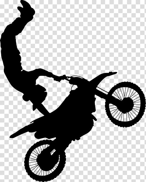 Bike, Motocross, Motorcycle, Bicycle, Motorcycle Stunt Riding, Dirt Bike, Motorcycle Racing, Silhouette transparent background PNG clipart