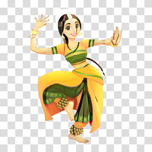 India Drawing, Bharatanatyam, Dance, Dance In India, Indian Classical Dance,  Kuchipudi, Cartoon, Video transparent background PNG clipart | HiClipart