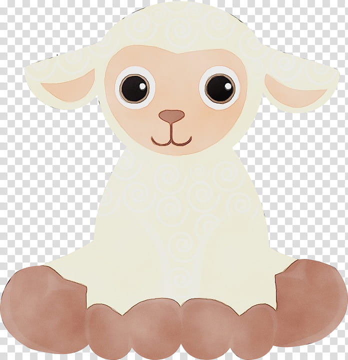 cartoon sheep sheep goats, Watercolor, Paint, Wet Ink, Cartoon, Live, Cowgoat Family, Fawn transparent background PNG clipart