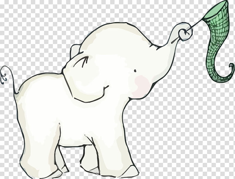 Indian elephant, Baby Elephant, Cartoon Elephant, Watercolor Elephant, Line Art, Animal Figure, Tail, Wildlife transparent background PNG clipart