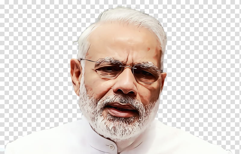 Narendra Modi, India, Chin, Moustache, Beard, Jaw, Glasses, Forehead transparent background PNG clipart