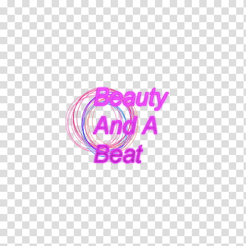 Beauty ans a beat Justin Bieber transparent background PNG clipart